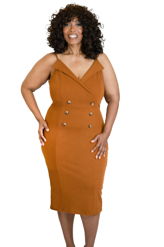 Oh My Lorde Ribbed Tank Dress CURVY