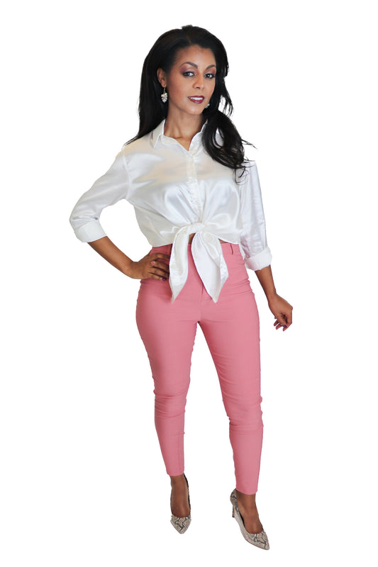 Pink Ivy High Waist Millennium Pants