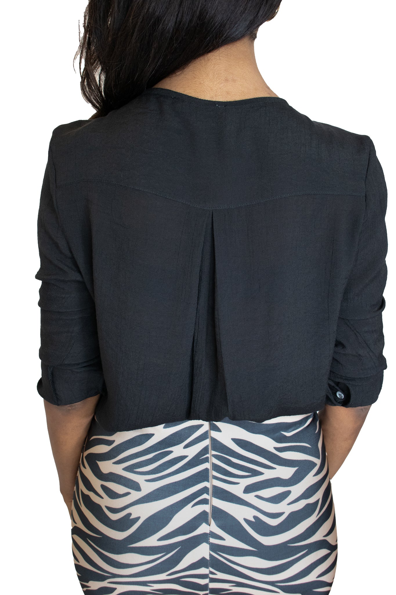 Thee Viola Roll Up Sleeve Blouse